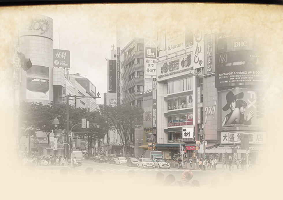 Matsukawa is found in Shibuya at the most famous crossing 
in the world